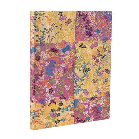 Carnet Paperblanks Kara-Ori Pink, Ultra, linii late, copertă moale, 88 file