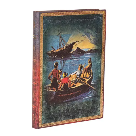 Paperblanks Caiet The Famous Five, Midi, liniatură lată, copertă moale, 88 file