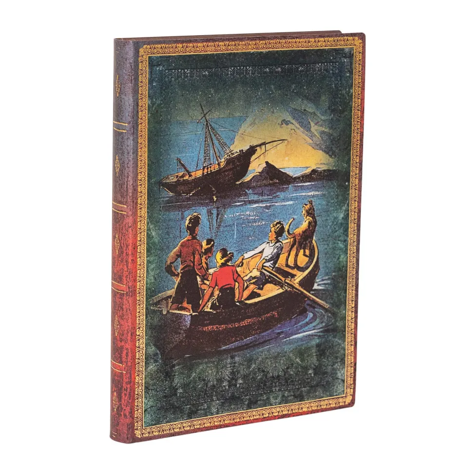 Paperblanks Caiet The Famous Five, Midi, liniatură lată, copertă moale, 88 file