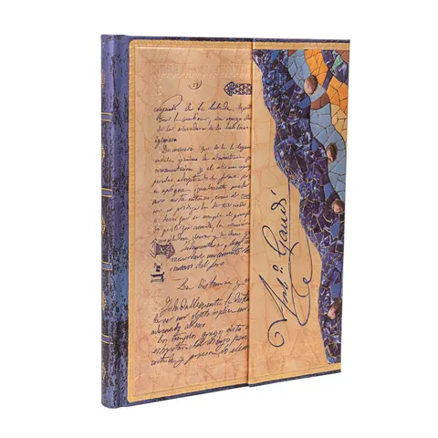 Paperblanks Caiet Gaudi, Ultra, fără linii, copertă tare, 72 file