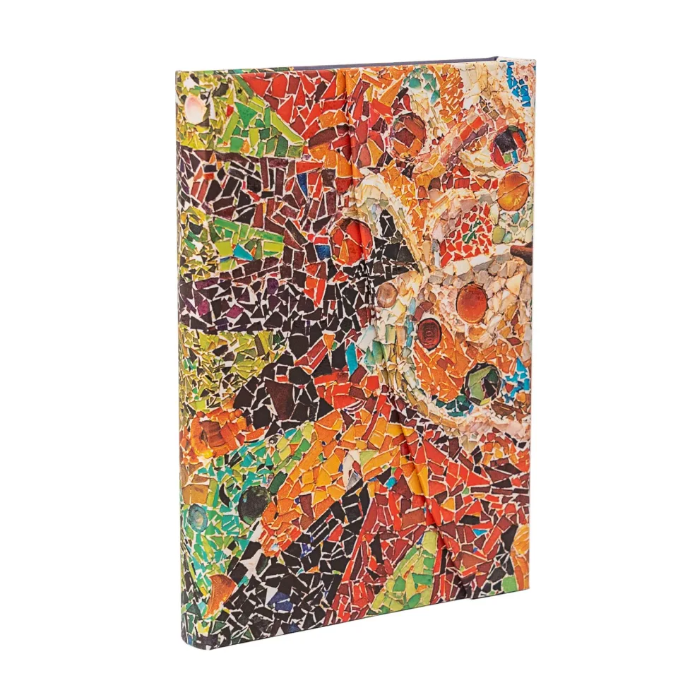 Carnet Paperblanks Gaudi's Sun, Midi, fără linii, copertă dură, 72 file