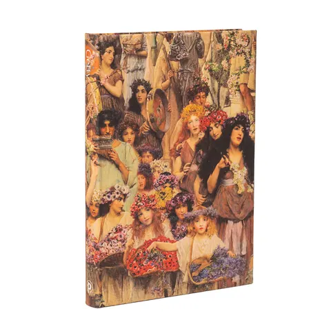 Paperblanks Caiet Spring, Midi, fără linii, copertă tare, 72 file
