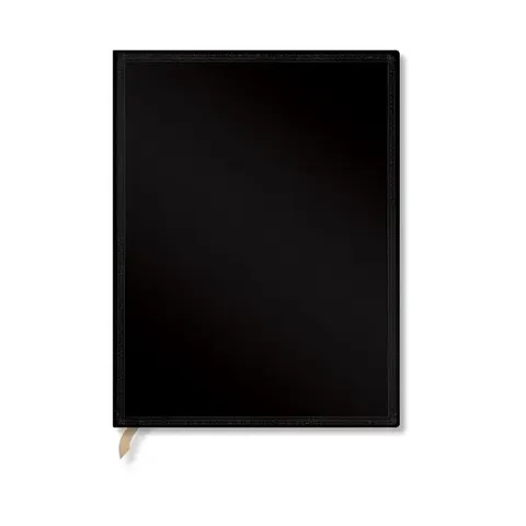 Paperblanks Caiet Black Edition Bold, Ultra, cu linii late, copertă moale, 88 file