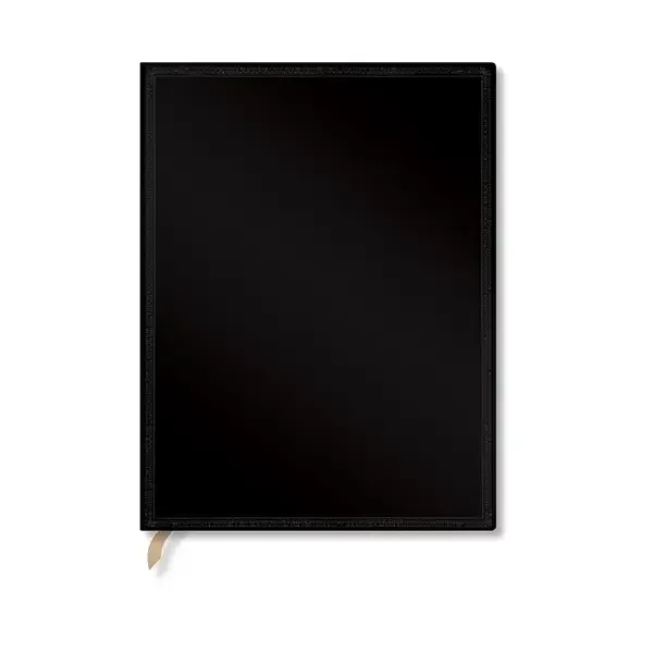 Paperblanks Caiet Black Edition Bold, Ultra, cu linii late, copertă moale, 88 file