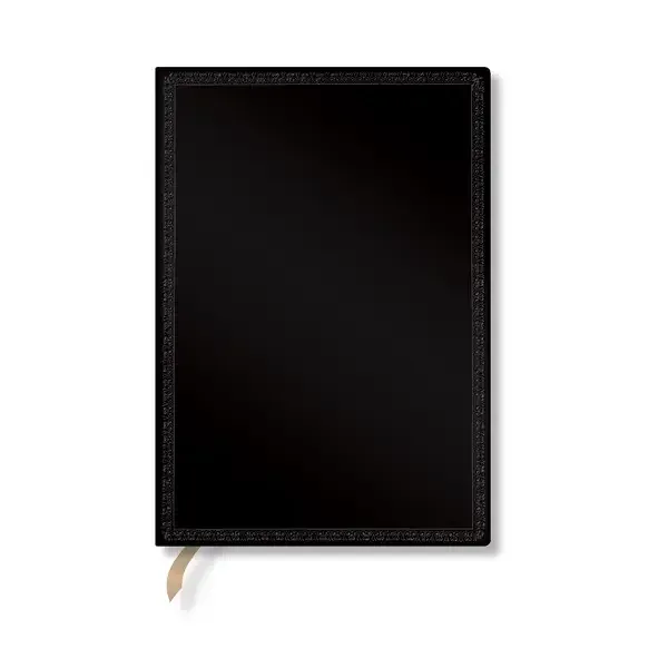 Caiet Paperblanks Black Edition Bold, Midi, liniatură mare, copertă moale, 88 foi