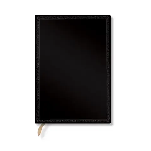 Caiet Paperblanks Black Edition Bold, Midi, liniatură mare, copertă moale, 88 foi