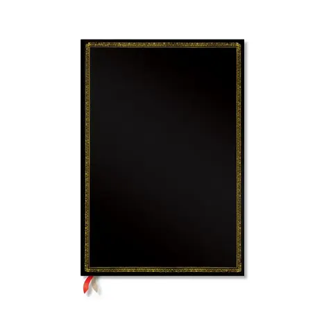 Paperblanks Caiet Black Edition, Grande, dictando, copertă tare, 64 file