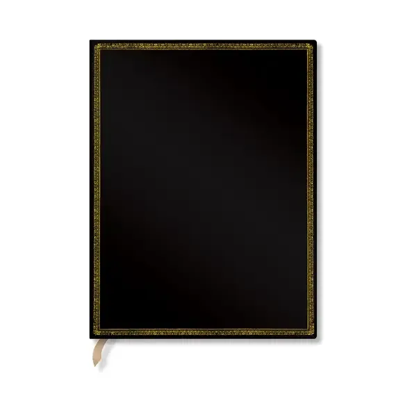 Paperblanks Caiet Black Edition, Ultra, cu linii late, copertă tare, 72 file