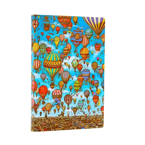 Paperblanks Caiet Balloon Festival, Mini, copertă moale, 104 file