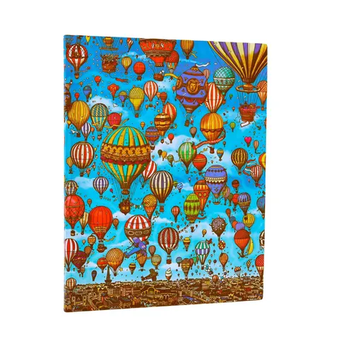 Paperblanks Caiet Balloon Festival, Ultra, liniat, copertă moale, 88 file