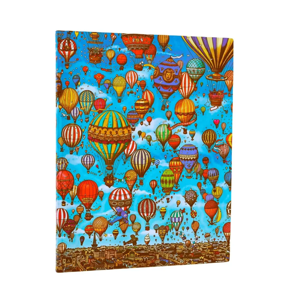 Paperblanks Caiet Balloon Festival, Ultra, liniat, copertă moale, 88 file