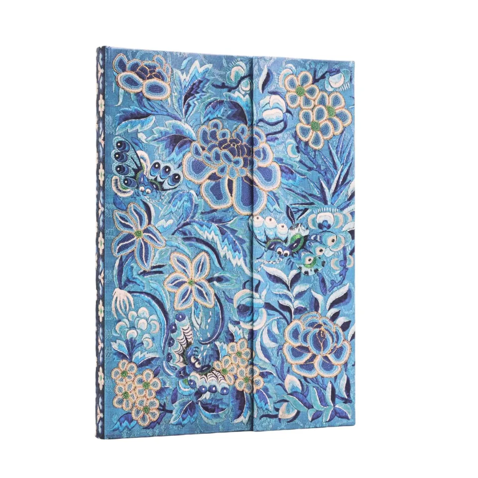 Caiet Paperblanks Blue Willow, Midi, copertă tare, 72 file