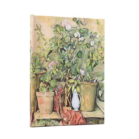 Agendă adresă Paperblanks Cezanne's Terracotta Pots and Flowers, Midi, 72 foi