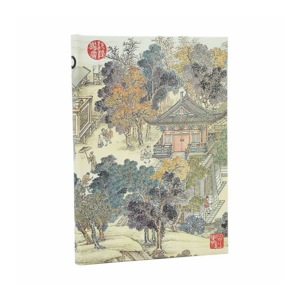 Carnet Paperblanks Golden Age of Prosperity, Midi, linii late, copertă tare, 72 file