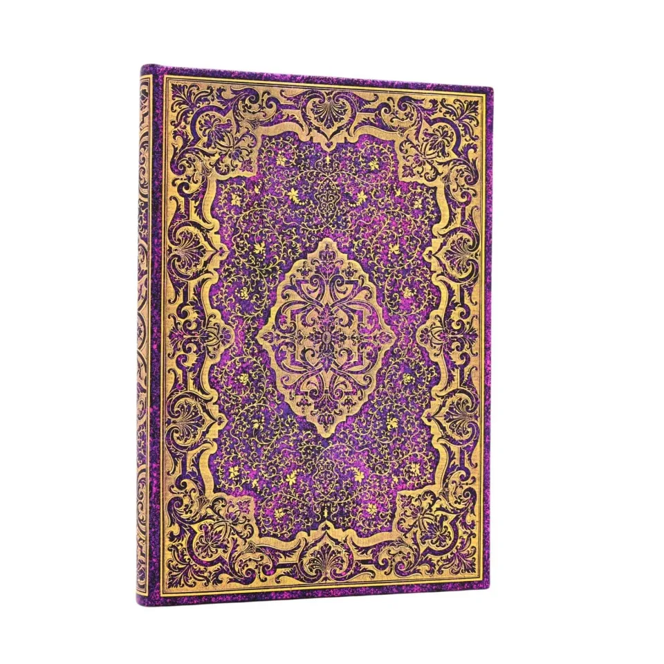 Paperblanks Caiet Picaresque, Midi, cu linii late, copertă tare, 72 file