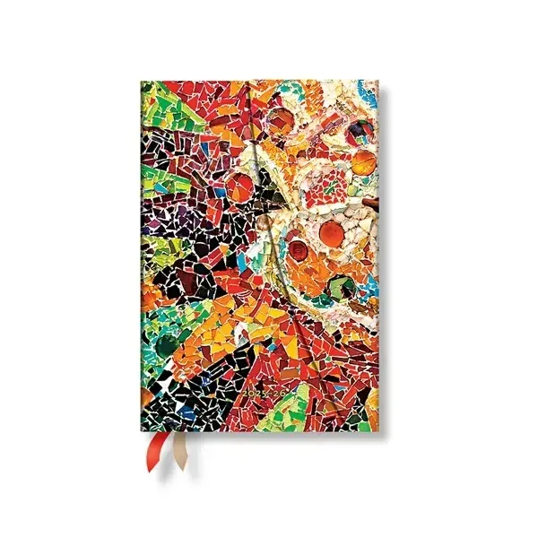 Paperblanks Planner Gaudi's Sun, Mini, orizontal, copertă tare, 104 file, pentru 2025-2026