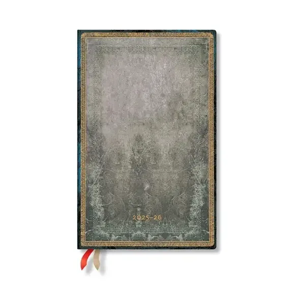 Paperblanks Planner Dove Grey, Maxi, vertical, copertă tare, 104 file, pentru 2025-2026