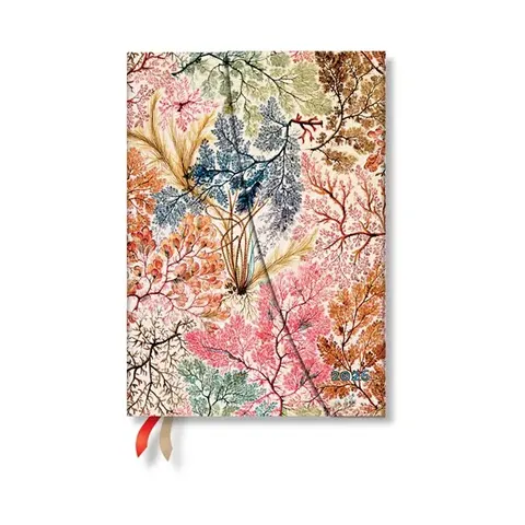 Paperblanks Planner Anemone, Midi, orizontal, copertă tare, 80 foi, pentru 2026