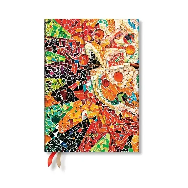 Paperblanks Planner Soarele lui Gaudi, Midi, vertical, copertă tare, 80 foi, pentru 2026