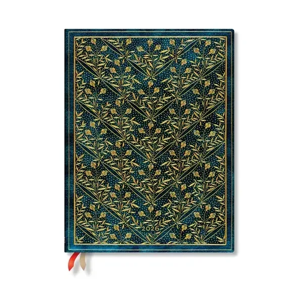 Paperblanks Planner Wildflower Song, Ultra, orizontal, copertă dură, 80 foi, pentru 2026