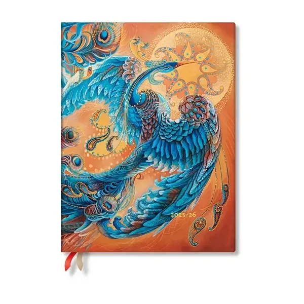 Paperblanks Planner Sirebird, Ultra, vertical, copertă moale, 112 foi, pentru 2025-2026