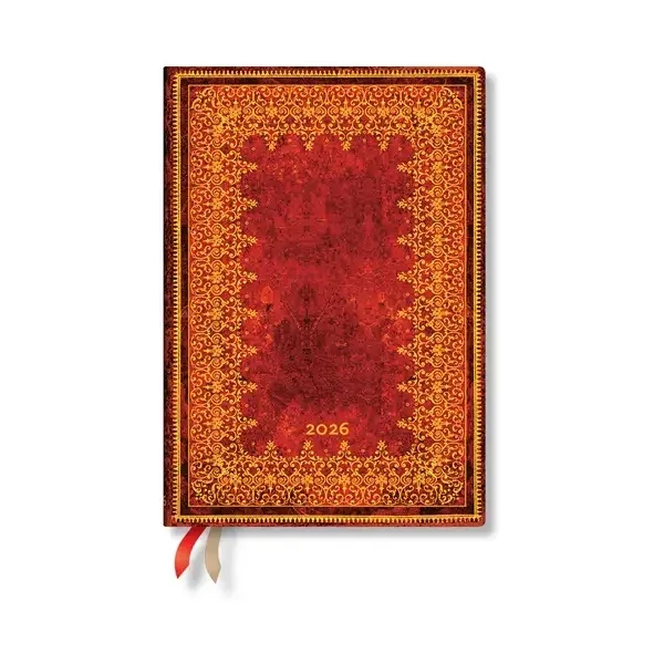 Paperblanks Planner Foiled, Midi, vertical, copertă moale, 88 file, pentru 2026