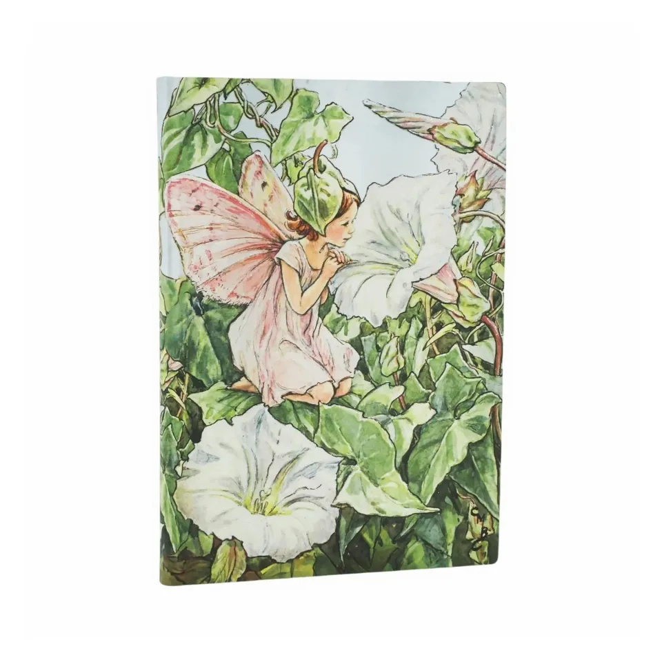 Paperblanks Journal Bindweed Fairy, Midi, cu linii late, copertă moale, 88 file