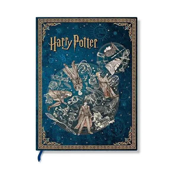 Paperblanks Journal Legends of Hogwarts, Midi, copertă tare, neliniat, 72 file