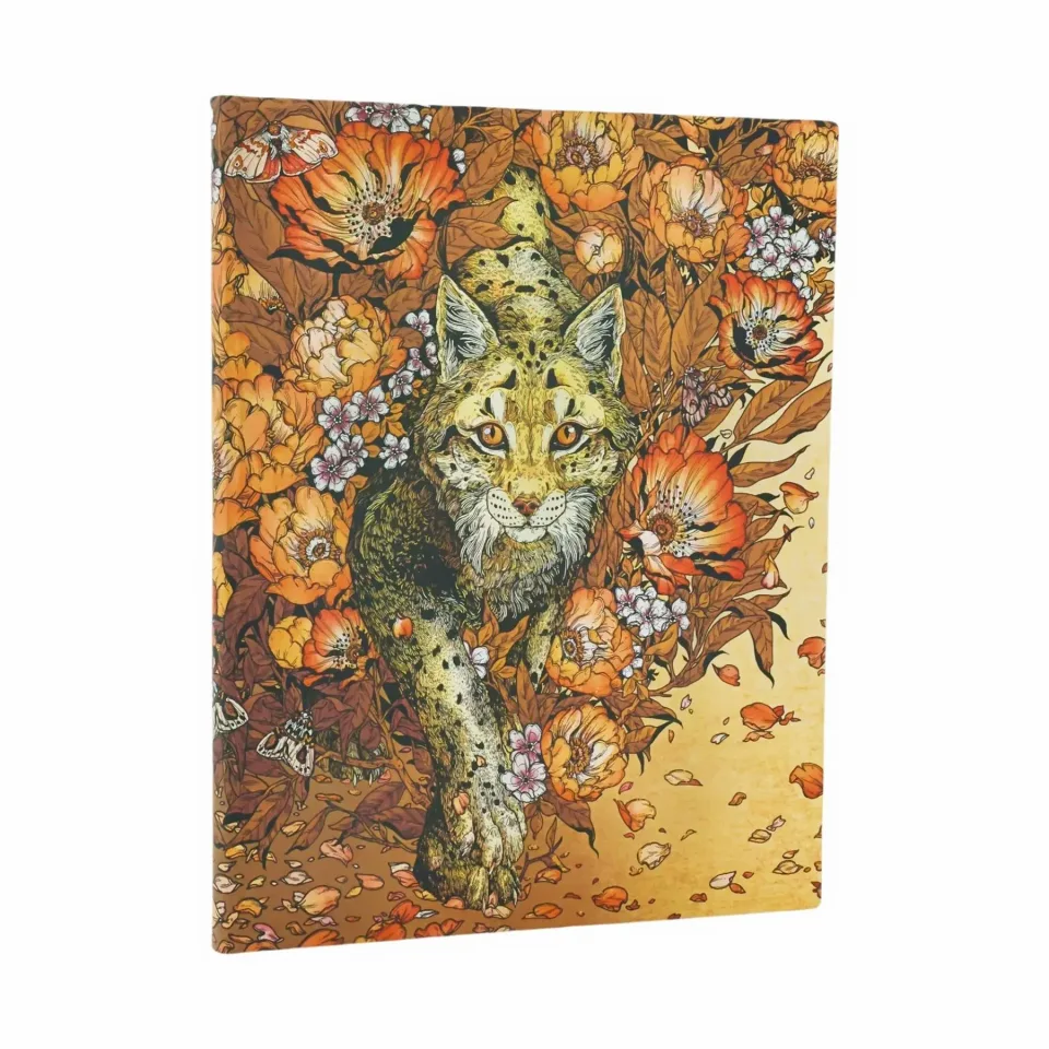 Paperblanks Journal Lynx Rising, Ultra, copertă moale, cu linii largi, 88 file