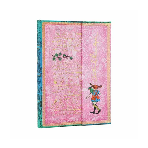 Carnet Paperblanks Pippi Longstocking, Midi, copertă tare, fără linii, 72 file