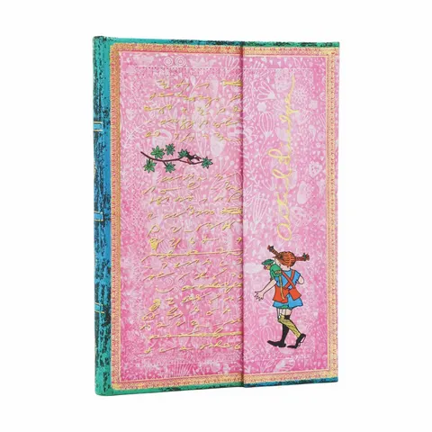 Paperblanks Caiet Pippi Longstocking, Ultra, copertă tare, fără linii, 72 file