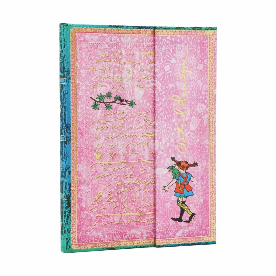Paperblanks Journal Pippi Longstocking, Ultra, linii late, copertă tare, 72 foi