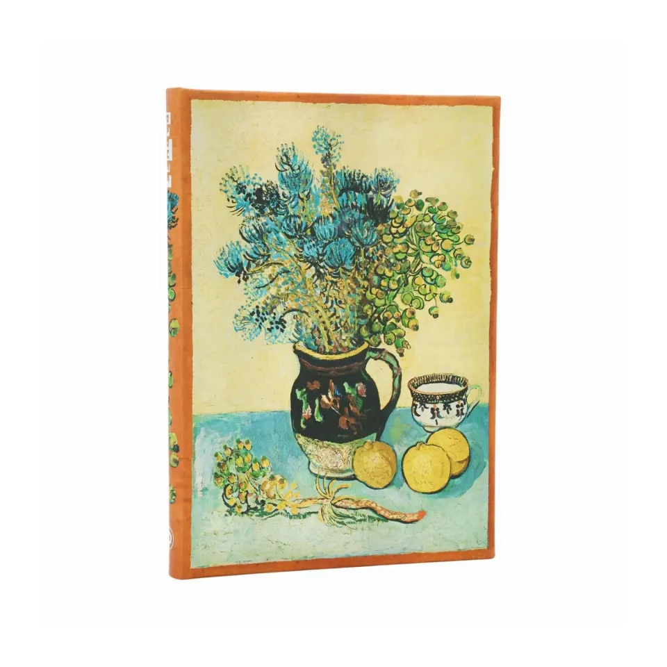 Paperblanks Jurnal Van Gogh „Natură statică”, Midi, liniat lat, copertă tare, 72 foi
