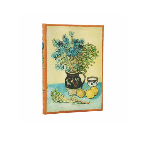 Paperblanks Jurnal Van Gogh Still Life, Mini, cu linii late, copertă tare, 88 foi