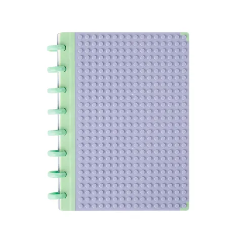 Carnet Sworld Block, B5, cu spirală, cu linii late, 80 file, mov
