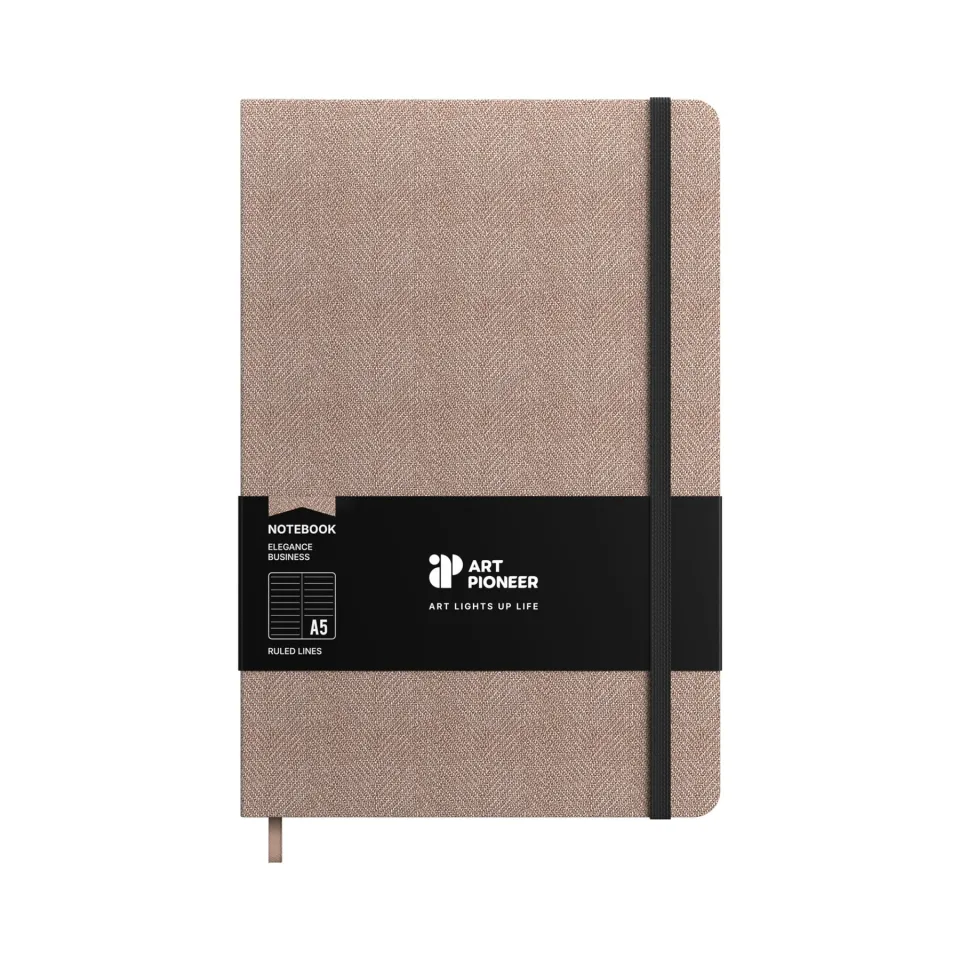 Art Pioneer Bloc notes Business, A5, copertă tare, 96 file, bej