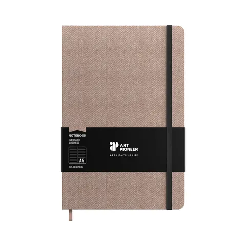Art Pioneer Bloc notes Business, A5, copertă tare, 96 file, bej