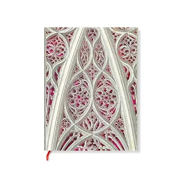 Paperblanks Duomo di Milano, carnet Burgundy, Mini, linii late, copertă moale, 104 file