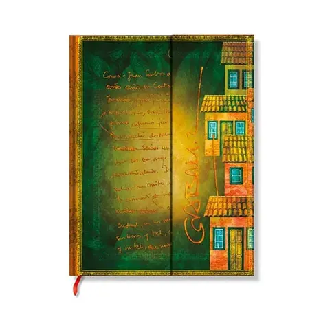 Carnet Paperblanks Garcia Marquez, Midi, linii largi, copertă tare, 72 foi