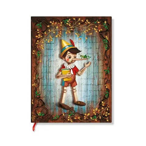 Paperblanks Carnet Pinocchio, Midi, copertă tare, 72 foi