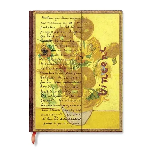 Carnet Paperblanks Van Gogh Sunflowers, Ultra, copertă tare, 72 file