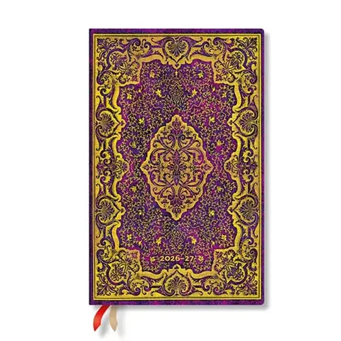 Paperblanks Planner Picaresque, Maxi, vertical, copertă tare, 112 pagini, pentru 2026-2027