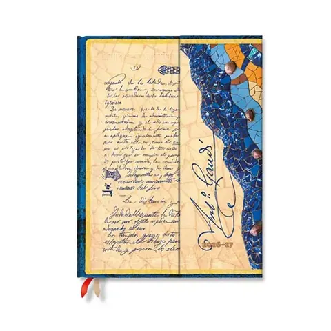 Planner Paperblanks Gaudi, Ultra, vertical, copertă tare, 112 pagini, pentru 2026-2027