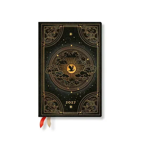 Paperblanks Planner Shadows of Navarre, Mini, 1 zi pe pagină, copertă tare, 216 pagini, pentru 2027