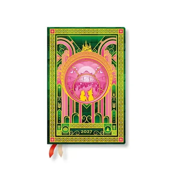 Paperblanks Planner The magic of Wicked, Mini, orizontal, copertă tare, 88 pagini, pentru 2027