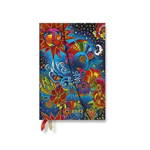 Paperblanks Planner Celestial Magic, Mini, Verso, copertă tare, 88 pagini, pentru 2027