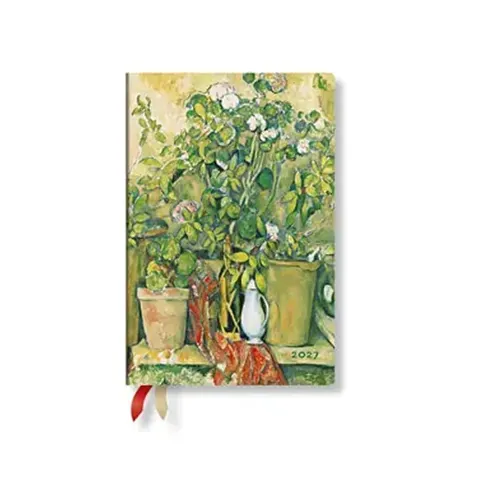 Paperblanks Planner Cezanne's Terracotta, Mini, Verso, copertă tare, 88 pagini, pentru 2027
