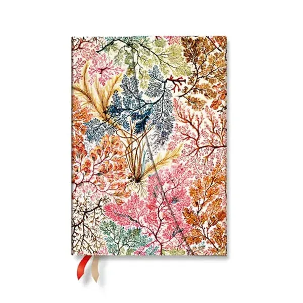 Paperblanks Planner Anemone, Midi, orizontal, copertă tare, 88 pagini, pentru 2027