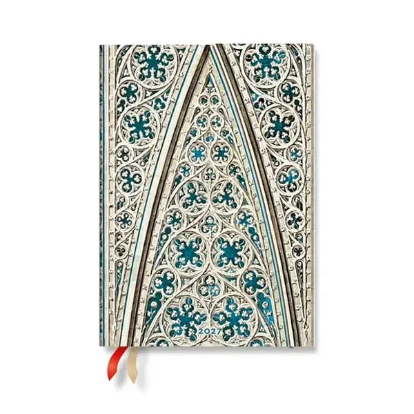 Paperblanks Planner Duomo di Milano, Midi, orizontal, copertă tare, 88 pagini, pentru 2027
