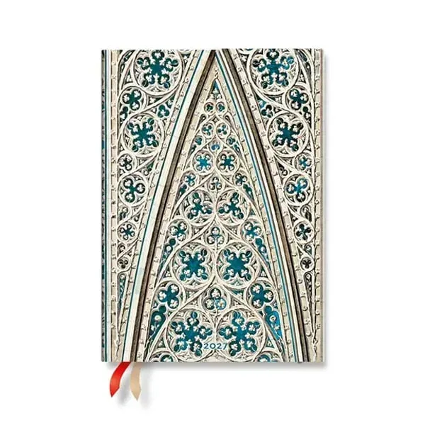 Paperblanks Planner Duomo di Milano, Midi, vertical, copertă tare, 88 pagini, pentru 2027